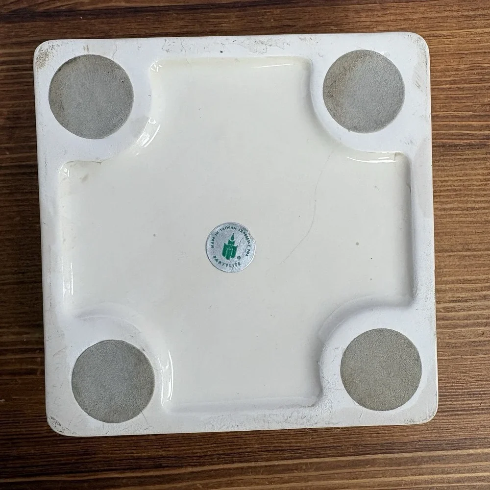 PartyLite Galaxy Pyramid Tealight Candle Holder P0161 Moon Stars Retired - Picture 8 of 14